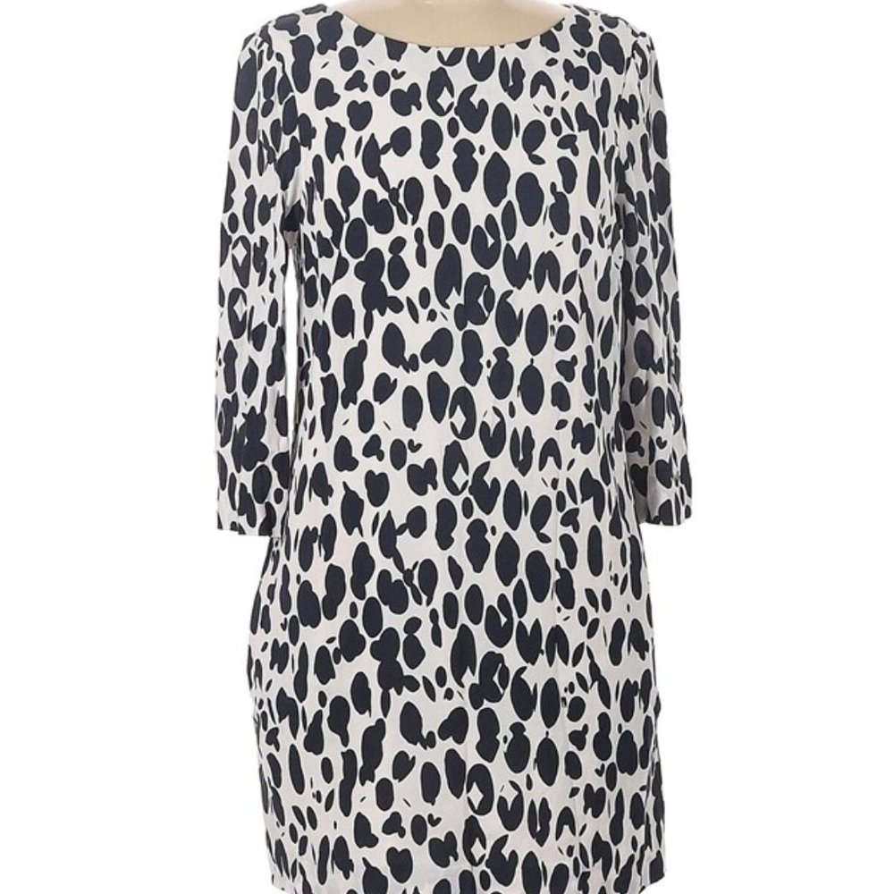 NWT Boden Women Black White Dress 6